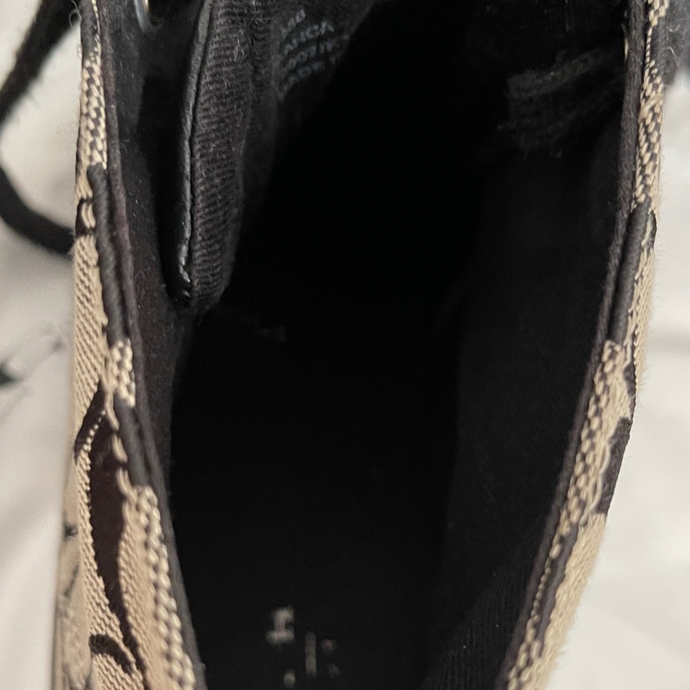 Coach Women's High-Top Sneakers - Black and Grey - Picture 7 of 8